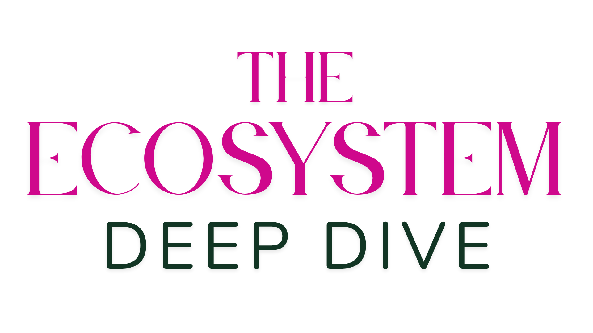 The Ecosystem Deep Dive_center
